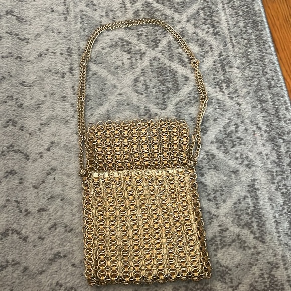 vintage gold evening bag great condition - Picture 2 of 5